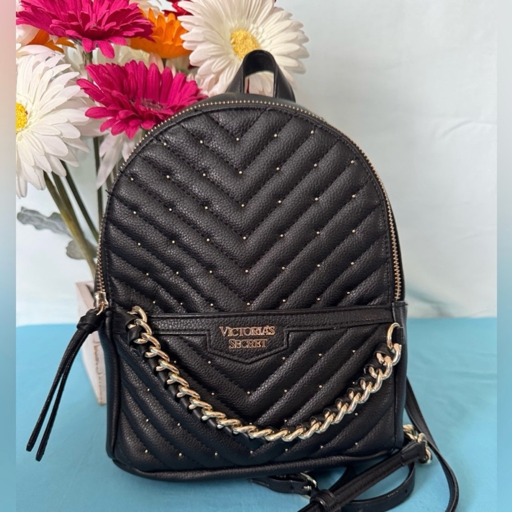 Victoria's Secret Black Mini Back Pack